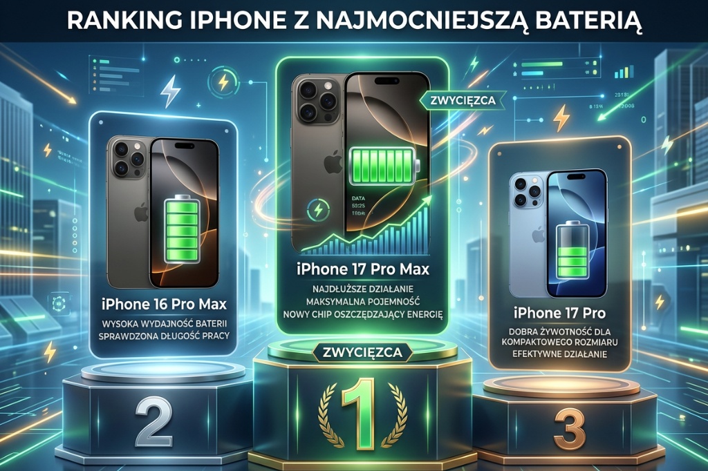 Który iPhone ma najmocniejszą baterię?